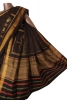 Pure Handloom Patola Ikat Silk Saree-Slubs Weave
